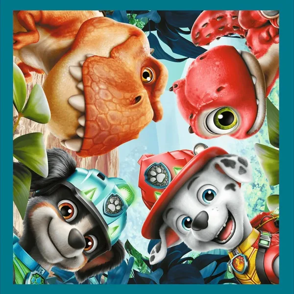 Paw Patrol Ostrov dinosaurů - 3 v 1 20, 36, 50 dílné puzzle - Trefl obrázek 4