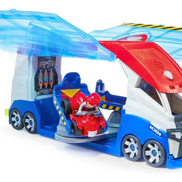 Paw Patrol: Vojenský transportér s zvukem s figurkou Rydera a jeho vozidlem - Spin Master obrázek 3