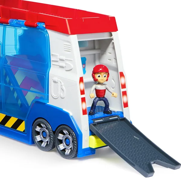 Paw Patrol: Vojenský transportér s zvukem s figurkou Rydera a jeho vozidlem - Spin Master obrázek 6
