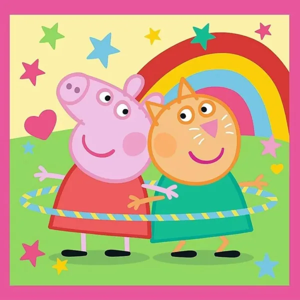 Peppa prasátko - 3 v 1 20, 36, 50 ks puzzle - Trefl obrázek 4