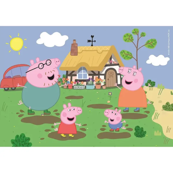Peppa prasátko 30ks puzzle - Clementoni obrázek 2