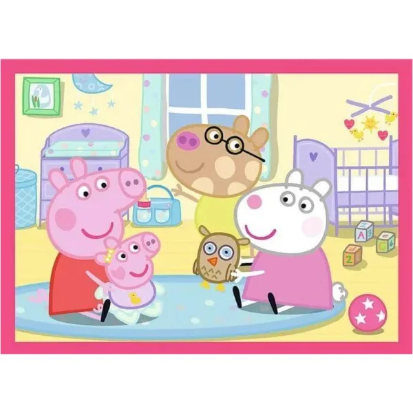 Peppa prasátko - 4 v 1 12,15,20,24 ks puzzle - Trefl obrázek 2
