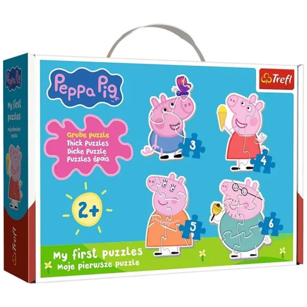 Peppa prasátko - První Baby puzzle v tašce - Trefl obrázek 2