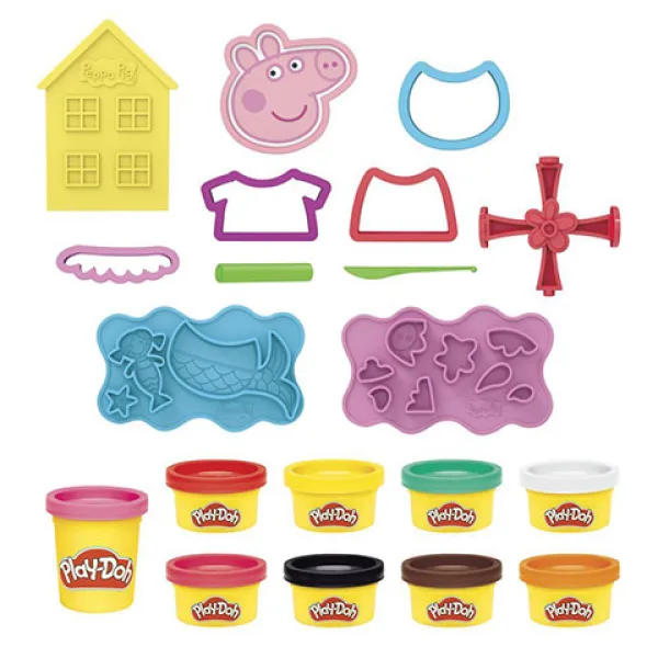 Play-Doh: Peppa Prasátko Stylin modelína set s doplňky - Hasbro obrázek 2