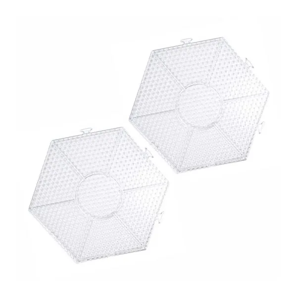 PlayBox: Sada šestiúhelníkových základních desek pro 5mm MIDI žehlitelné korálky, 2 kusy obrázek 2