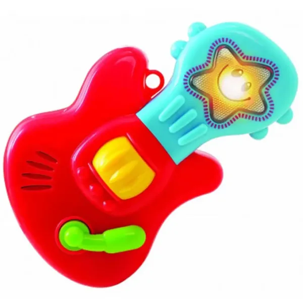 Playgo: Rocková hvězda dětská elektrická kytara se světly a zvuky obrázek 2