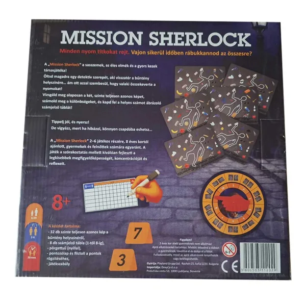Playland: Mise Sherlock stolní hra obrázek 2