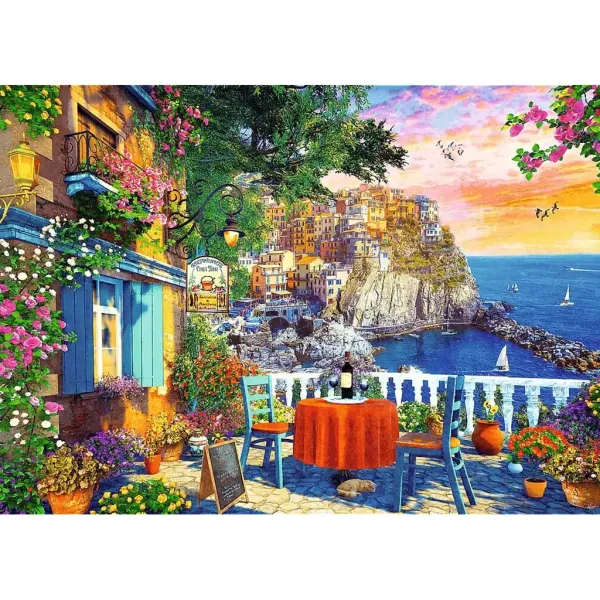 Pohled na Cinque Terre 1000dílná skládačka - Trefl obrázek 2