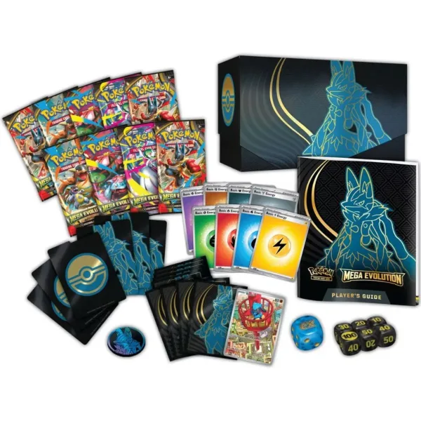 Pokémon TCG ME01 Elite Trainer Box 9ks booster balíčků ve dvou variantách obrázek 2