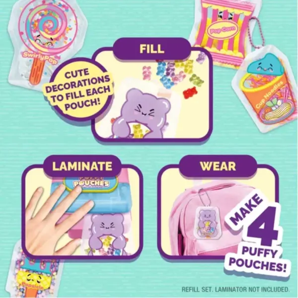 Puffy Pouches: Pufi charm design set - sladkosti obrázek 3