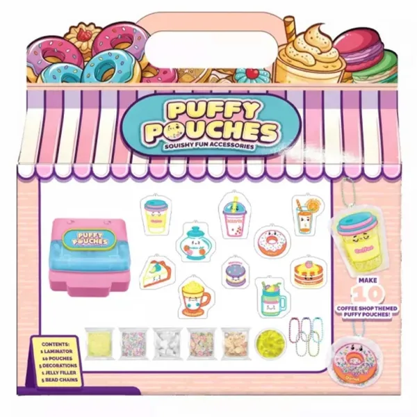 Puffy Pouches: Sada designu Pufi charm - kavárna obrázek 3