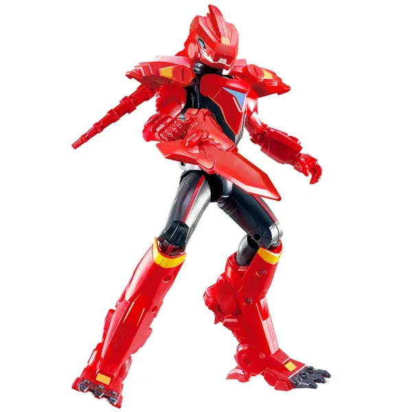 Quantum Heroes: Dinoster Lucio akční figurka s červeným brněním 20 cm obrázek 3