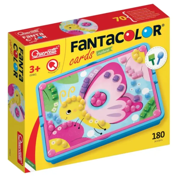 Quercetti: Fanta Color Cards Příroda kreativní tlačítková hra obrázek 3