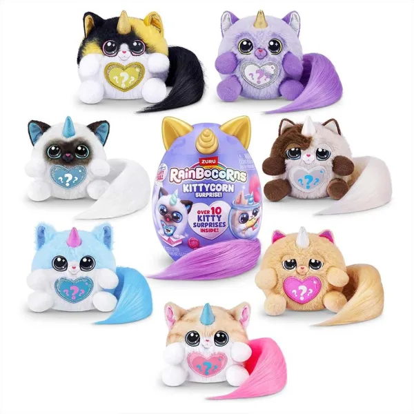 Rainbocorns: Pocket Kittycorn překvapení kočka plyšová figurka v několika variantách 1ks obrázek 2
