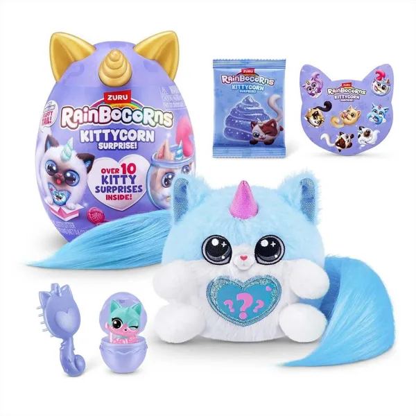 Rainbocorns: Pocket Kittycorn překvapení kočka plyšová figurka v několika variantách 1ks obrázek 5