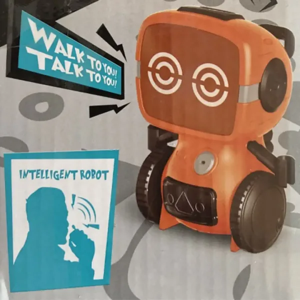 RC interaktivní TalkBot robot s walkie-talkie režimem v oranžové barvě 2,4GHz obrázek 9