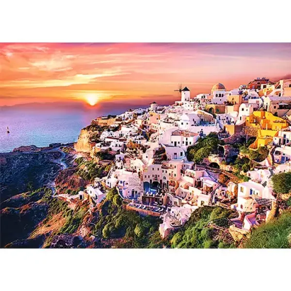 Santorini západ slunce 1000 ks puzzle - Trefl obrázek 2