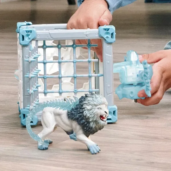 Schleich: Eldrador BattleCave – Ledový lev hračka (42766) obrázek 2