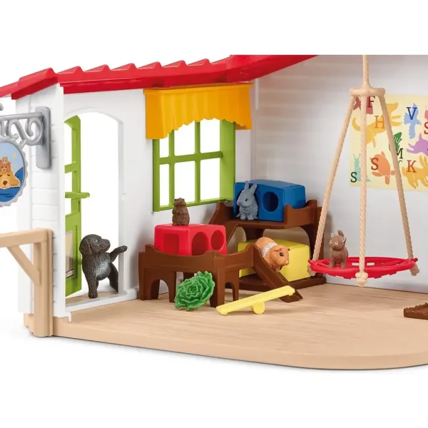 Schleich: Farm World - Hračka set hotel pro domácí zvířata (42607) obrázek 4
