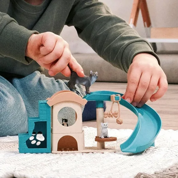 Schleich: Farm World Kočičí hrací dům herní set (42764) obrázek 2