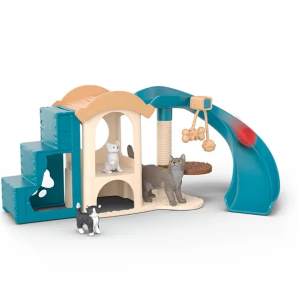Schleich: Farm World Kočičí hrací dům herní set (42764) obrázek 3