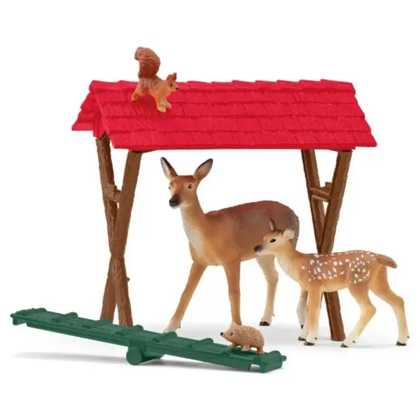 Schleich: Farm World - Krmítko pro lesní zvířata herní set (42658) obrázek 5