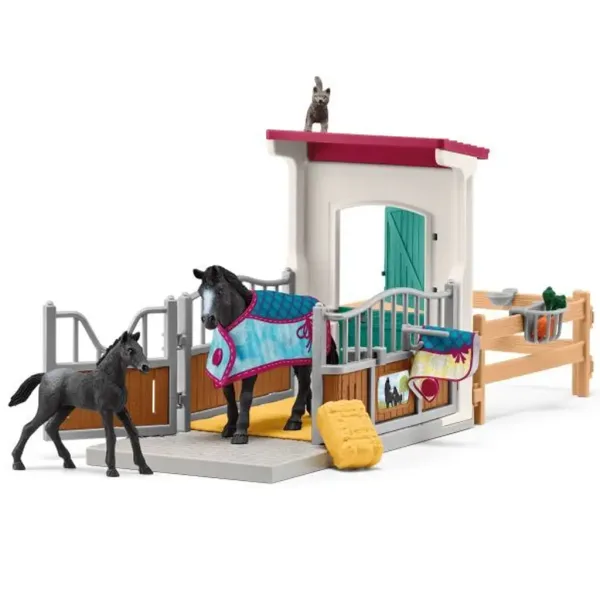Schleich: Horse Club - Hračková sada s hřebcem a hříbětem (42611) obrázek 3
