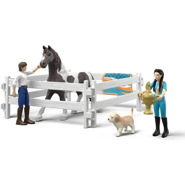 Schleich: Horse Club Kim jezdecký tréninkový herní set (42799) obrázek 2