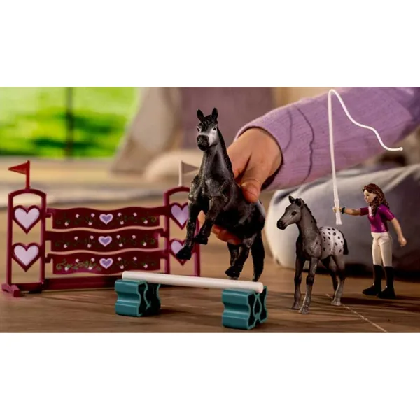 Schleich Horse Club: Lisa závodní tréninková sada (42776) obrázek 2