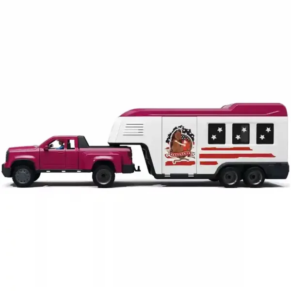 Schleich: Terénní auto s přívěsem a koňmi (42705) obrázek 5