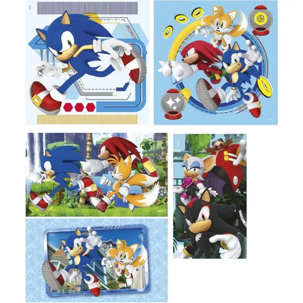 Ježek Sonic 10 v 1 supercolor puzzle - Clementoni obrázek 3