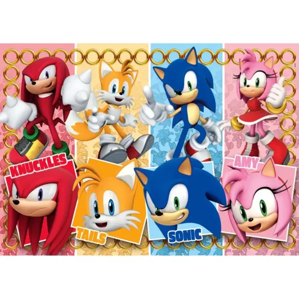 Sonic a přátelé 60ks maxi supercolor puzzle - Clementoni obrázek 2