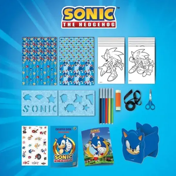 Sonic Kreativní omalovánková sada v tašce – Lisciani obrázek 3