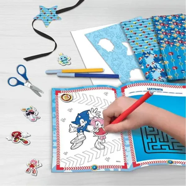 Sonic Kreativní omalovánková sada v tašce – Lisciani obrázek 4