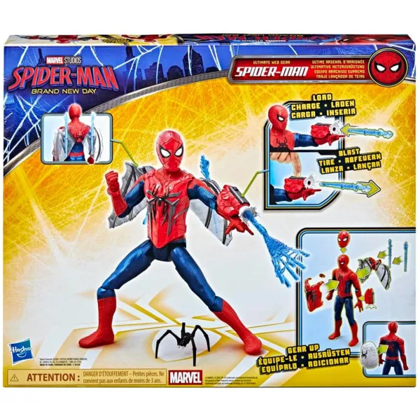 Spider-Man Zbrusu nový den: Ultimate Web Gear – akční figurka s příslušenstvím, 29 cm – Hasbro obrázek 4