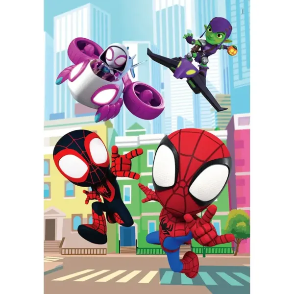 Spidey a jeho úžasní přátelé 60ks maxi supercolor puzzle - Clementoni obrázek 2