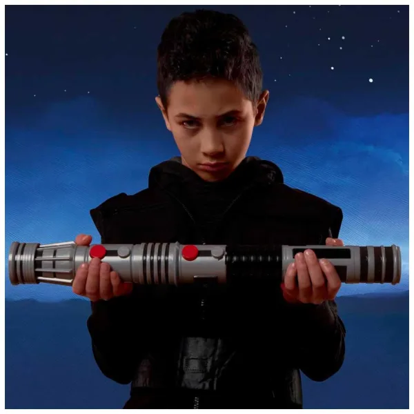 Star Wars Dvojitý světelný meč: Darth Maul rozkládací elektronický světelný meč - Hasbro obrázek 4