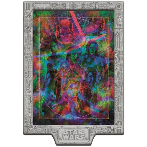 Star Wars Metamorfní epizoda VII-VIII-IX 520dílná skládačka s rámem a RGB LED osvětlením - Clementoni obrázek 3