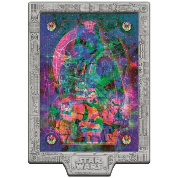 Star Wars Metamorfní klasická trilogie 520 dílků puzzle s rámem a RGB LED osvětlením – Clementoni obrázek 3