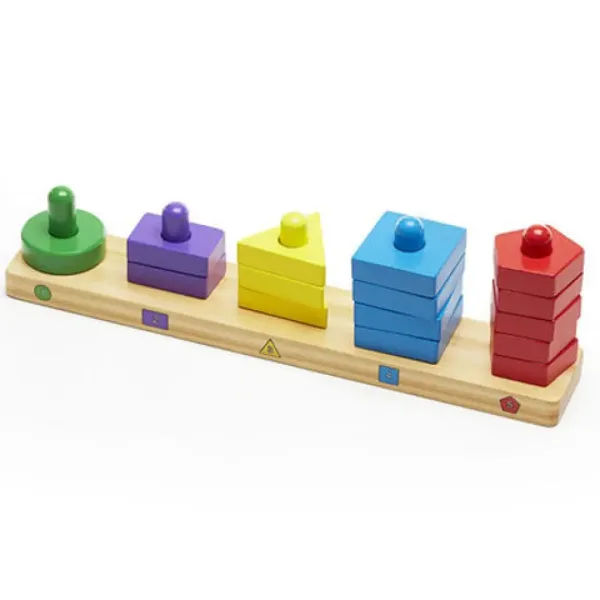Stavební věž pro rozvoj dovedností - Melissa & Doug obrázek 2