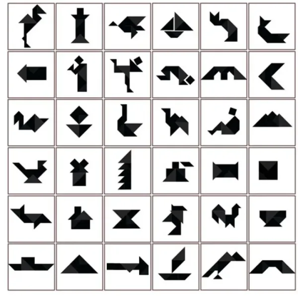 Tangram geometrická hra - Piatnik obrázek 3