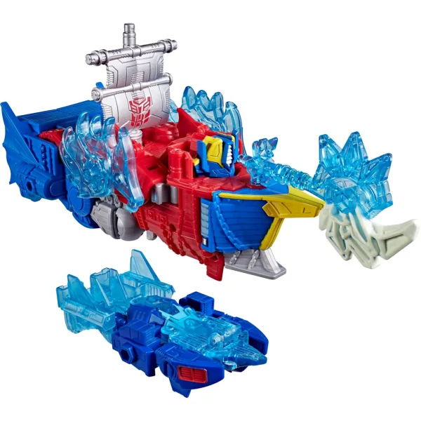 Transformers Cyberworld: Hrdinové otevřeného moře Energonová vlna Optimus Prime a Mirage, robotické figurky - Hasbro obrázek 3