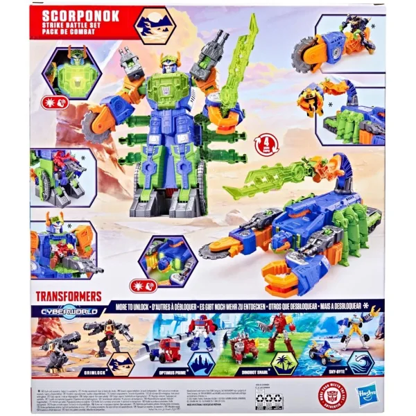 Transformers CYBERWORLD: Scorponok útočná bitva herní sada - Hasbro obrázek 4