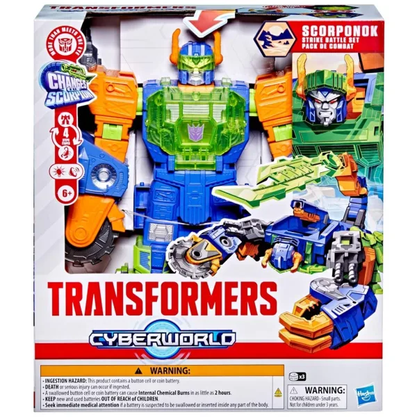 Transformers CYBERWORLD: Scorponok útočná bitva herní sada - Hasbro obrázek 1