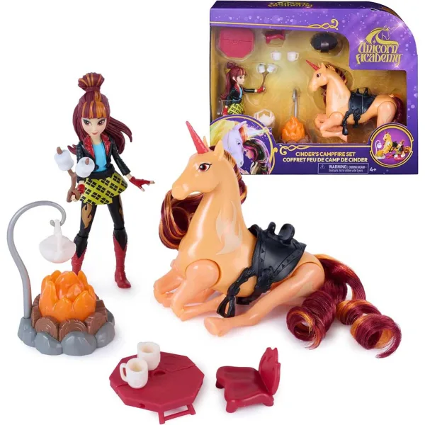 Unicorní Akadémie: Valentina a Cinder kempingový set - Spin Master obrázek 2