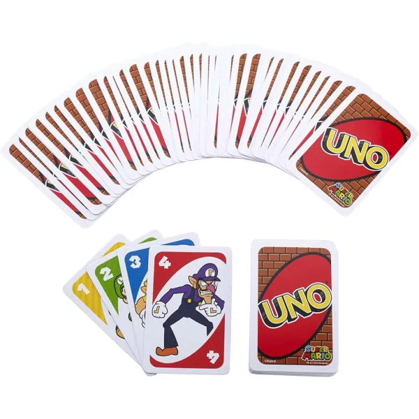UNO Super Mario karetní hra - Mattel obrázek 2
