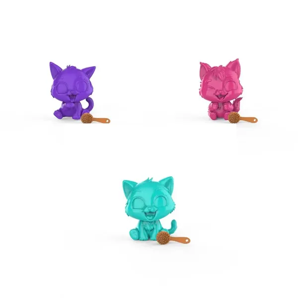 Washy Friends: Color Reveal Pančošková kočička překvapení v sáčku více druhů 1ks obrázek 2