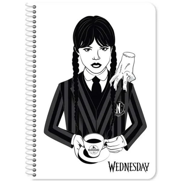 Wednesday linkovaný spirálový blok 60 listů 17x25 cm ve dvou variantách 1 ks obrázek 3
