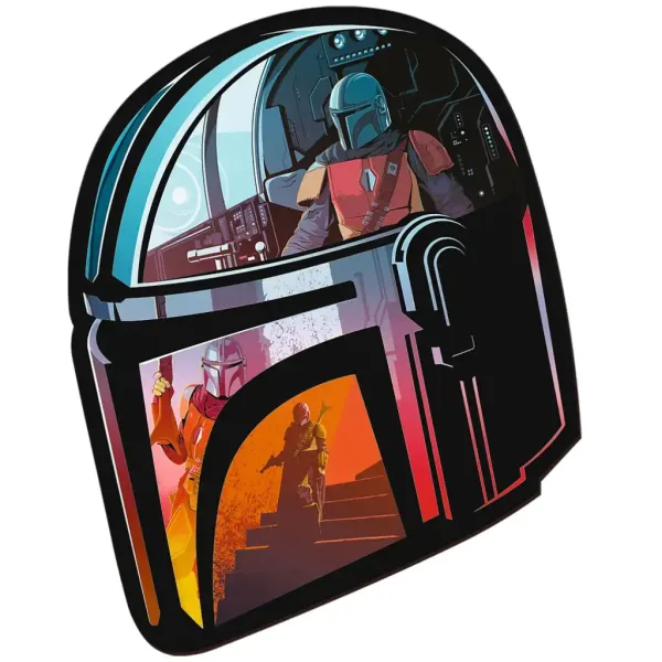 Dřevěné řemeslo: Star Wars - Mandalorian 160 dílná prémiová dřevěná skládačka - Trefl obrázek 2