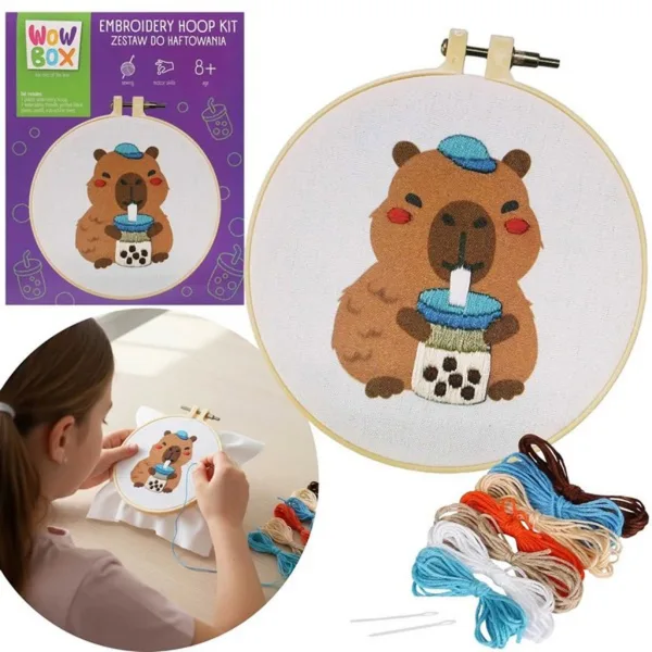 WowBox Vyšívací sada - Capybara Bubble Tea obrázek 2